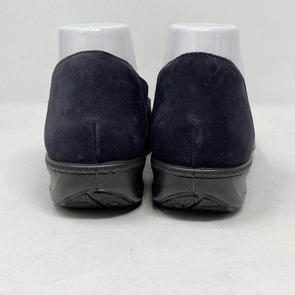 Hotter‎ Comfort Concepts Womens Flats  Vamp Dark Blue Suede Flower Size 9.5 - Picture 5 of 10